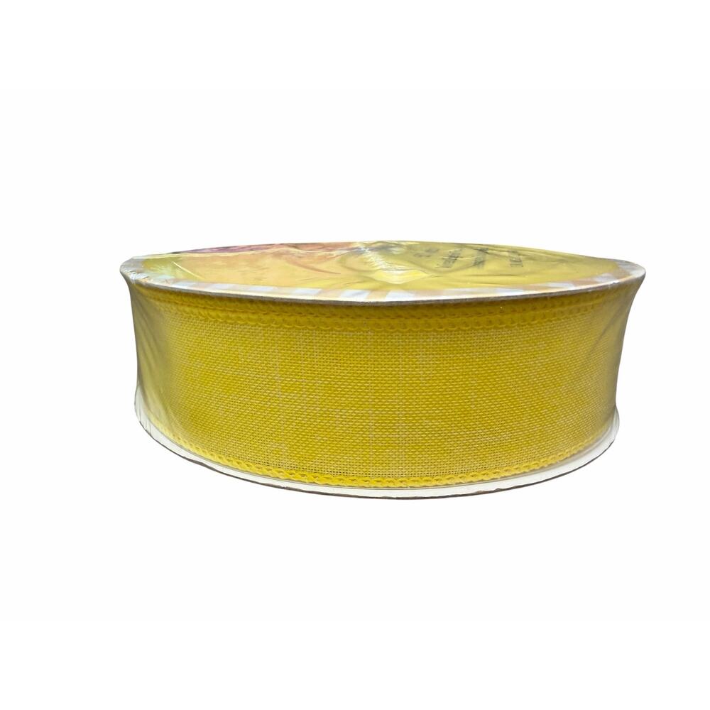 Member’s Mark Wired Yellow Ribbon 1.5” x 50 Yards New
